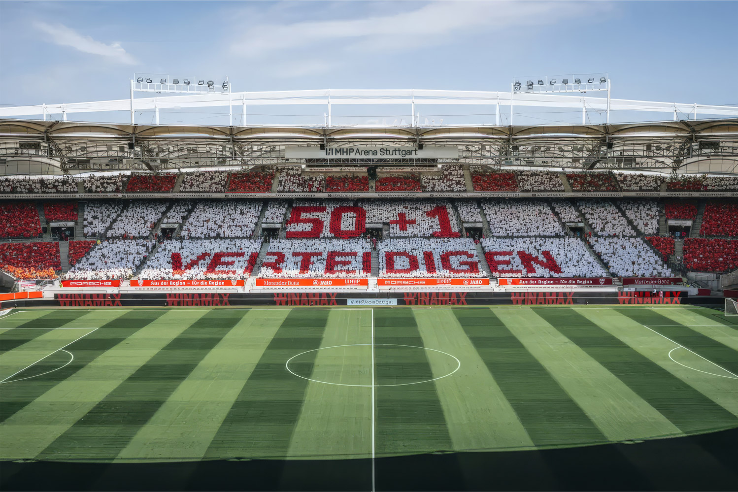 Stadion-Choreografie Mockup